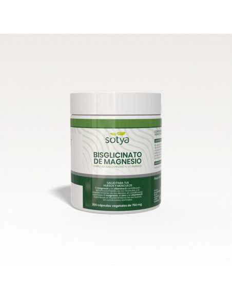 Bisglicinato de magnesio 750mg 300 caps Sotya Bisglicinato de magnesio 750mg 300 caps Sotya